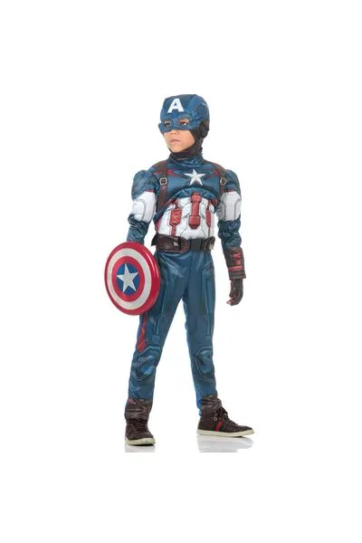 Fantasia Capitão América Infantil Origin ...